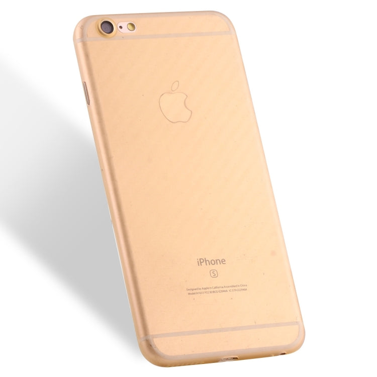 For iPhone 6 & 6s Carbon Fibre Texture PP Protective Back Cover Case