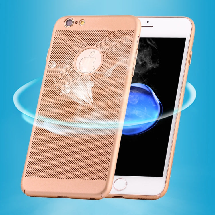 For iPhone 6 & 6s Lightweight Breathable Full Coverage PC Shockproof Protective Back Cover Case