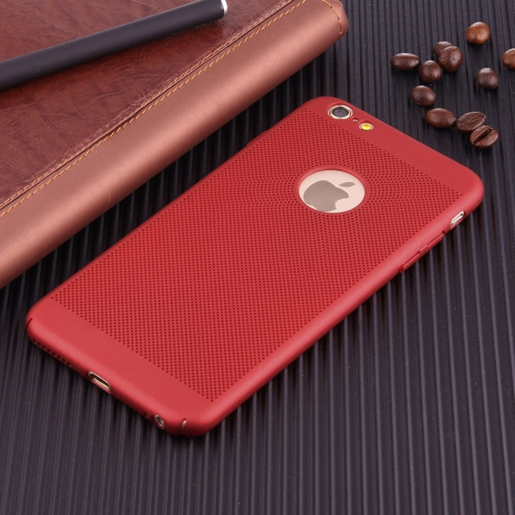 For iPhone 6 & 6s Lightweight Breathable Full Coverage PC Shockproof Protective Back Cover Case