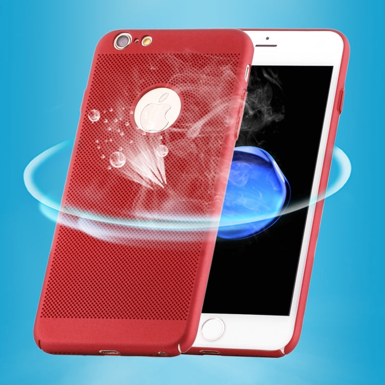 For iPhone 6 & 6s Lightweight Breathable Full Coverage PC Shockproof Protective Back Cover Case