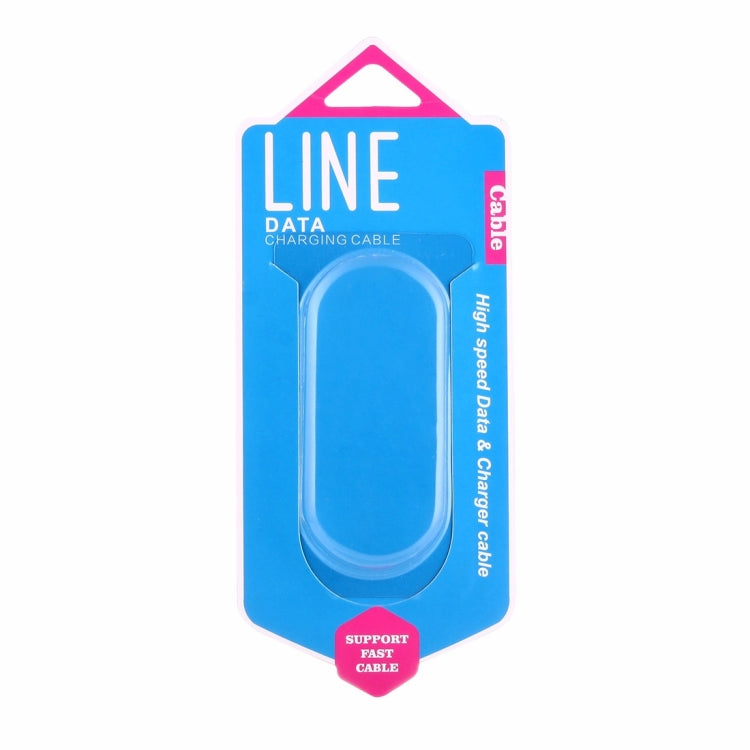 50 PCS Fashion Color Box Packing for Data / Charging Cable, Suitable Cable Length: About 1m
