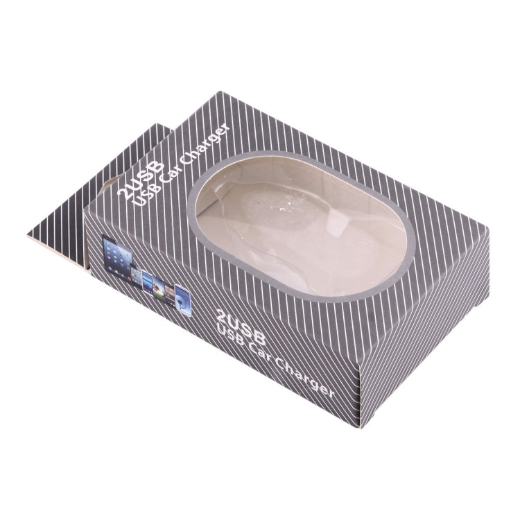 50 PCS Fashion Color Box Packing for 2 USB DC 12-24V Car Charger, Inner Size: 6.4cm x 1.6cm x 2.7cm