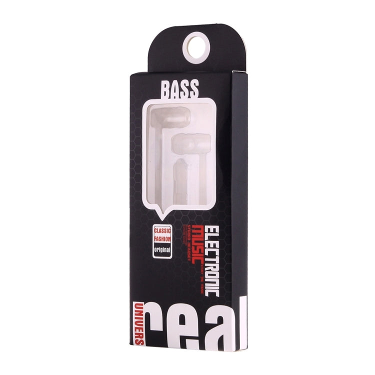 50 PCS Fashion Color Box Packing for In-ear Stereo Wired Control Earphone with Mic, Suitable Length: About 1.5m