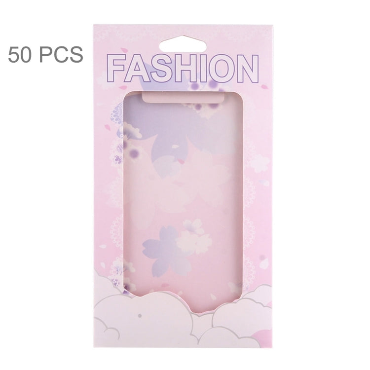 50 PCS Fashion Color Paper Packing for iPhone 7 & 7 Plus / iPhone 6s & 6s Plus / Other Mobile Phone Plastic Case / Silicone Case / TPU Case, Size: 19.9cm x 10.9cm x 0.2cm