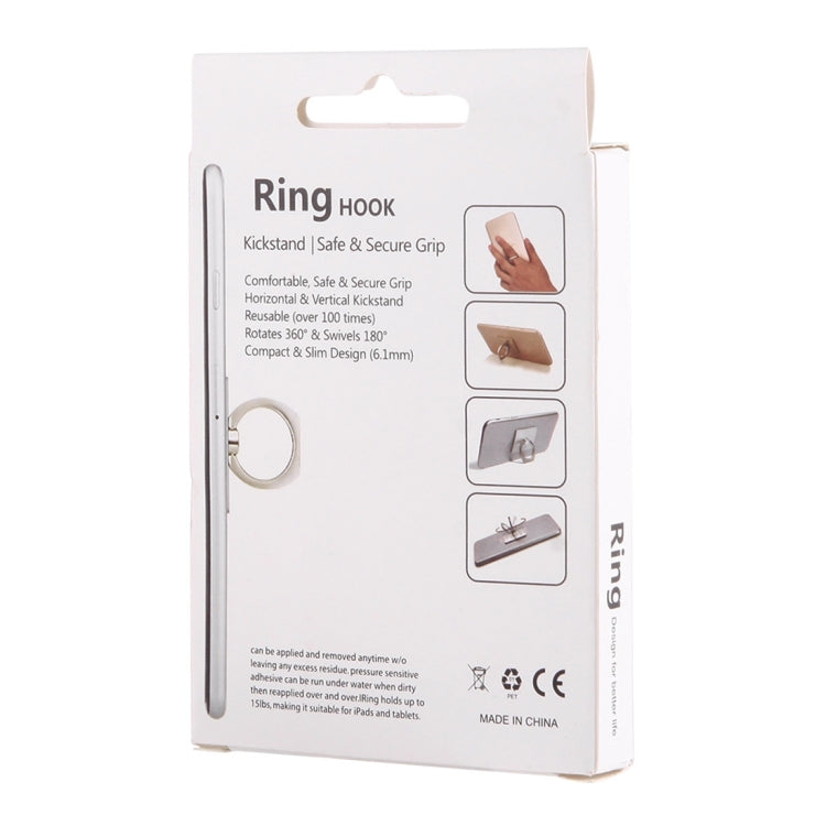 50 PCS Fashion Color Box Packing for 360 Degrees Rotatable Ring Phone Holder, Inner Size: 4.2cm x 3.7cm x 0.9cm