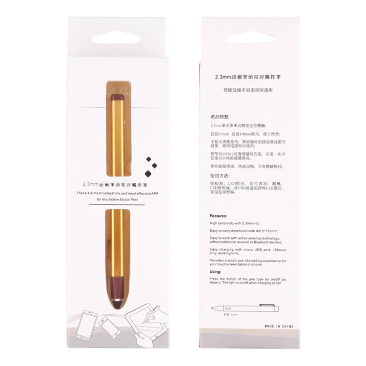 2.3mm Superfine Nib Active Stylus Pen,Compatible with Apple and Android phones