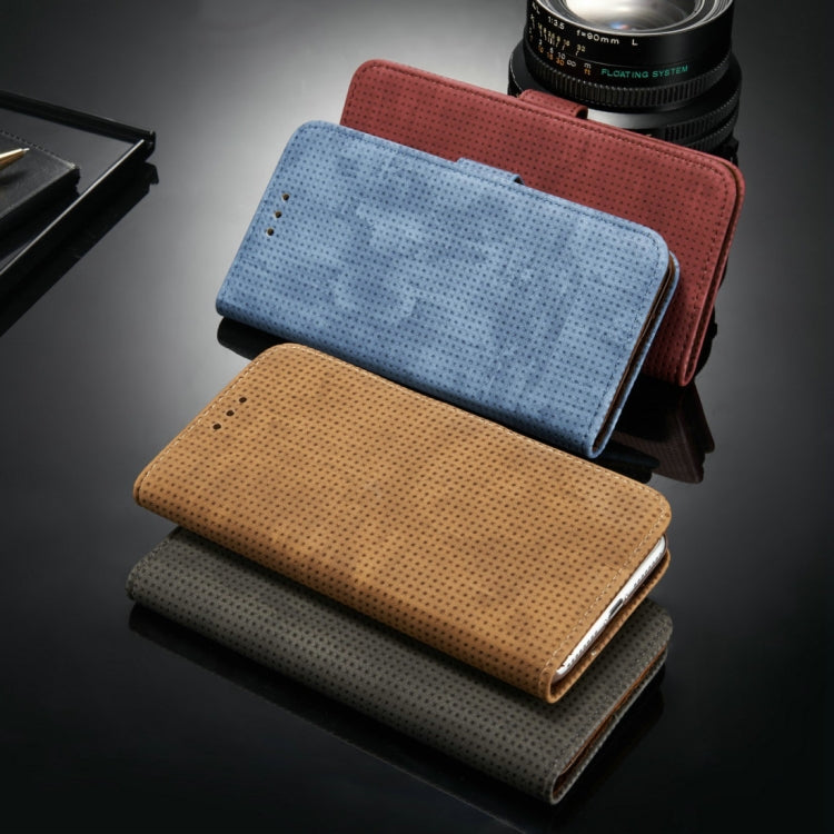 For iPhone 6 & 6s Retro Style Mesh Breathable Horizontal Flip Leather Case with Card Slot & Holder & Wallet