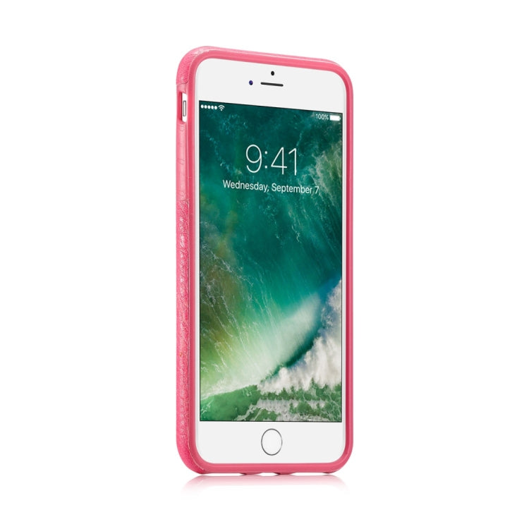 M109 for iPhone 6 & 6s Retro PU Leather Texture Shockproof Protective Back Cover Case with 3 Card Slots
