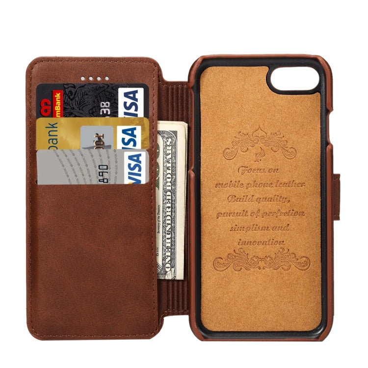 For iPhone 6 & 6s Cowhide Texture Horizontal Flip Leather Case with Holder & Card Slots & Wallet