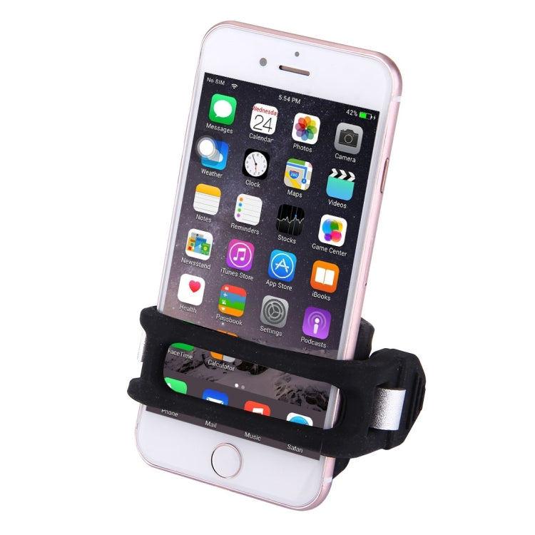 Multifunction Flexible Bike Mobile Phone Mount Holder for iPhone 7 / 6s / 6s Plus, Samsung, HTC, Nokia, Sony, 4.0-6.0 inch Smart Phone(Black)