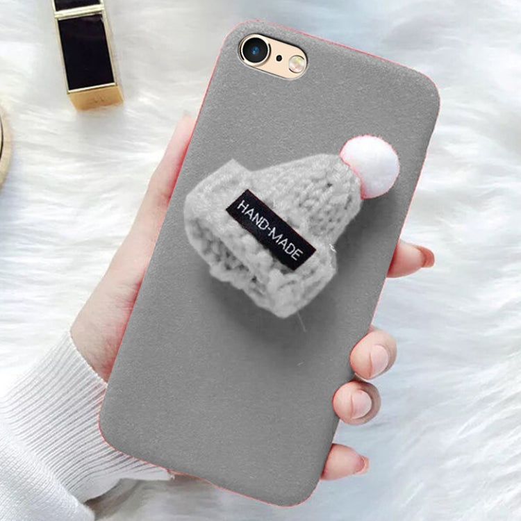 For iPhone 6 & 6s Christmas Series Handmade Christmas Hat Protective Back Cover Case