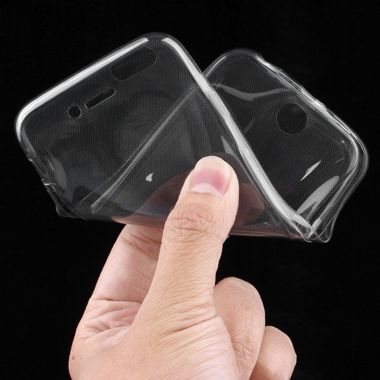 For iPhone 6 & 6s 0.75mm Double-sided Ultra-thin Transparent TPU Protective Case