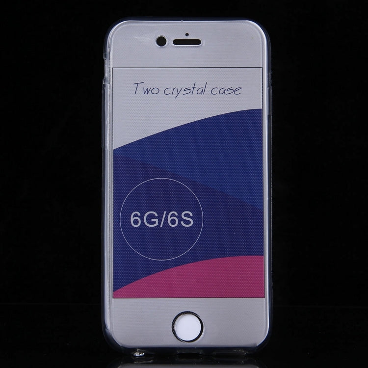 For iPhone 6 & 6s 0.75mm Double-sided Ultra-thin Transparent TPU Protective Case
