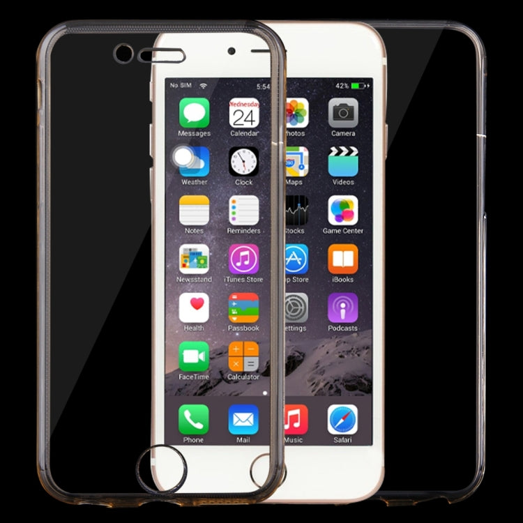 For iPhone 6 & 6s 0.75mm Double-sided Ultra-thin Transparent TPU Protective Case