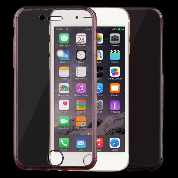 For iPhone 6 & 6s 0.75mm Double-sided Ultra-thin Transparent TPU Protective Case
