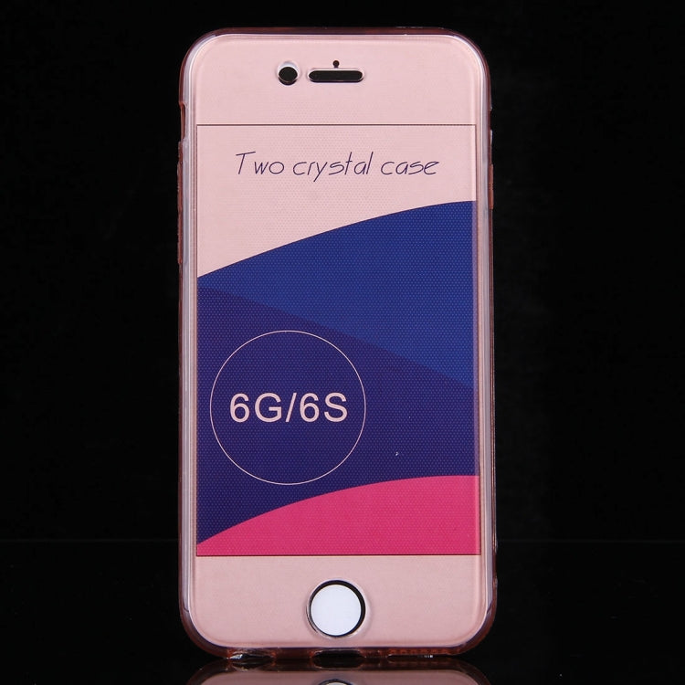 For iPhone 6 & 6s 0.75mm Double-sided Ultra-thin Transparent TPU Protective Case