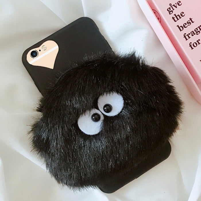 For iPhone 6 & 6s Soft TPU Protective Back Cover Case With Briquette Doll Coin Purse