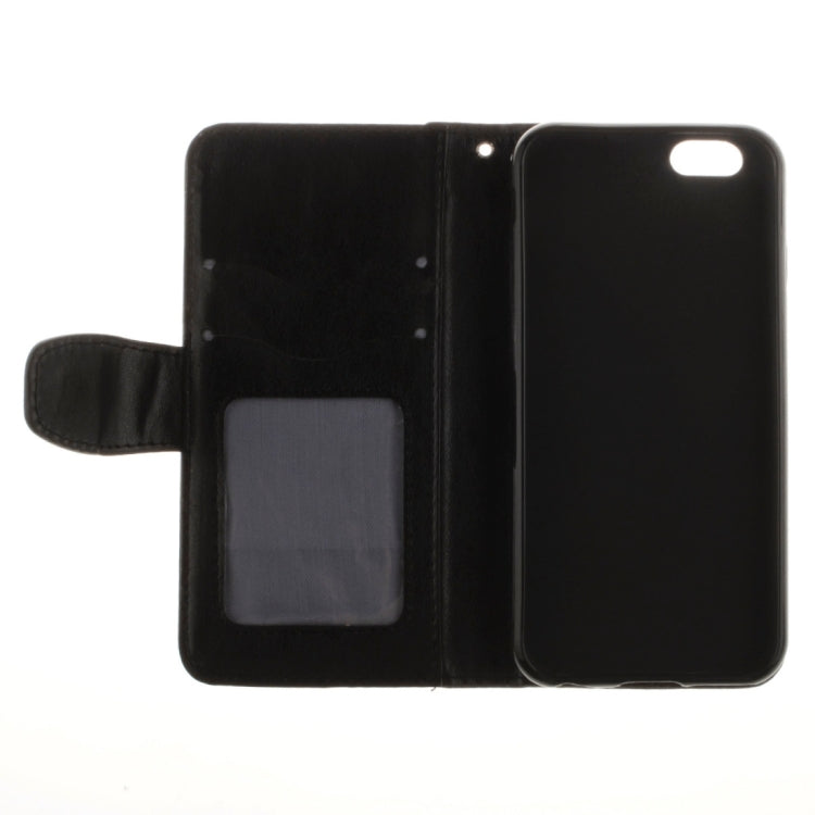 For iPhone 6 & 6s Embossed Floral Pattern Horizontal Flip Leather Case with Card Slots & Holder & Lanyard