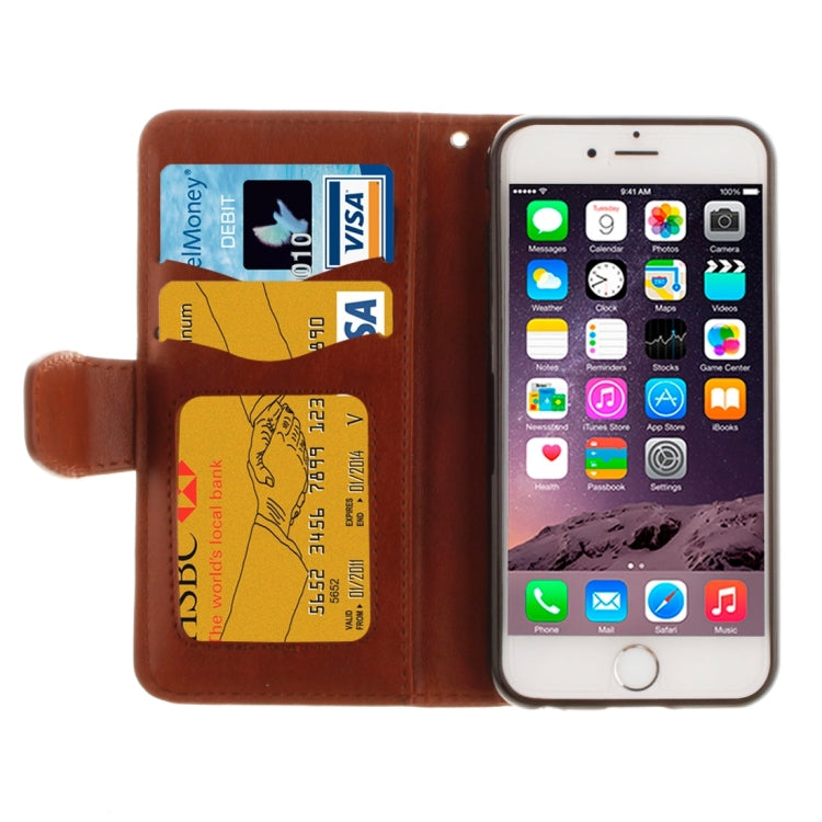 For iPhone 6 & 6s Embossed Floral Pattern Horizontal Flip Leather Case with Card Slots & Holder & Lanyard