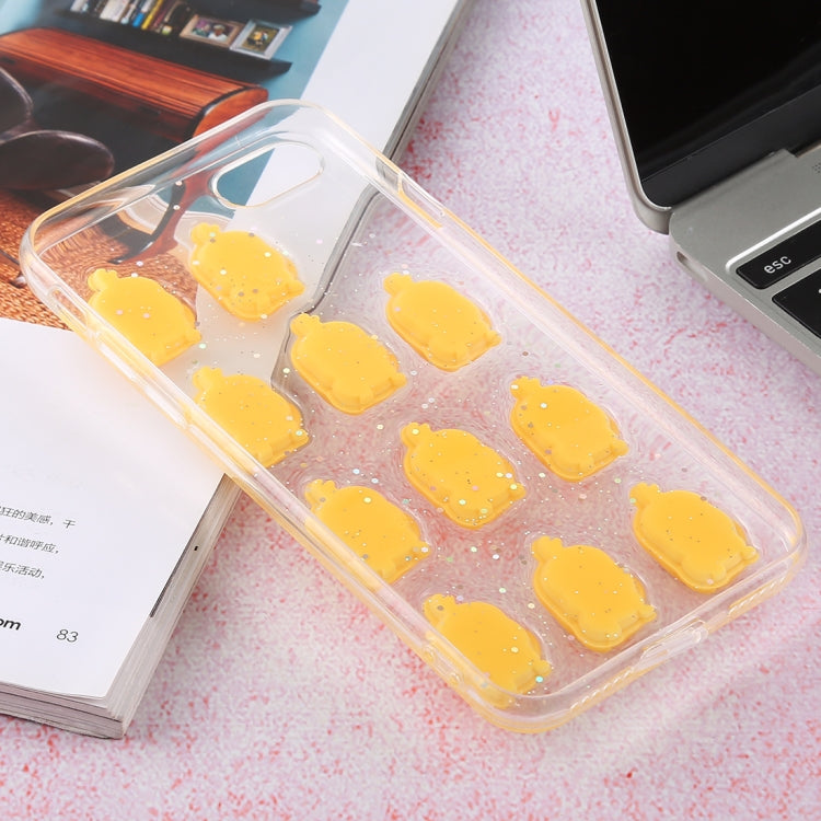 3D Glue Web Celebrity Yellow Duck PC + TPU Protective Case for iPhone 7 / 8