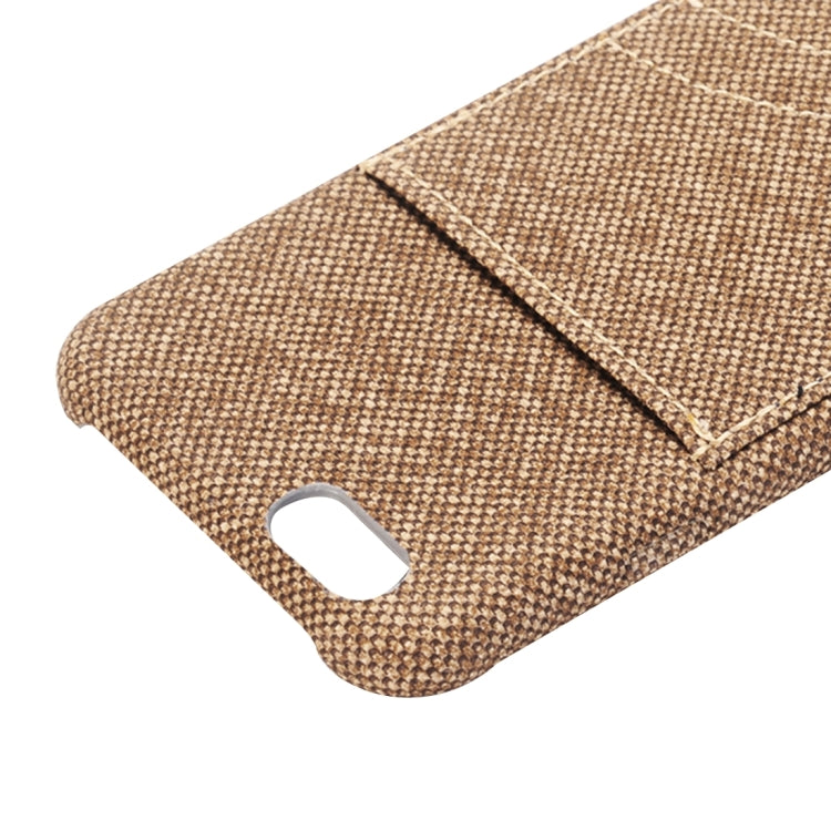 For iPhone 6 & 6s Jeans Pocket Texture Protective Back Case with Card Slot