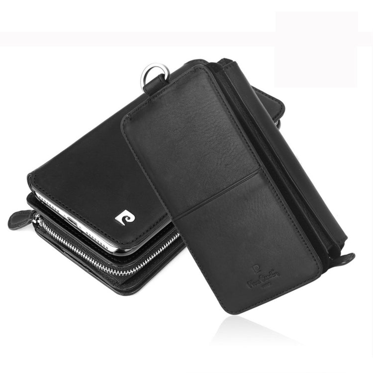 Pierre Cardin PCL-P33 Multi-function Zipper Mobile Phone Leather Case for iPhone 6 / 6s Plus / 7 Plus