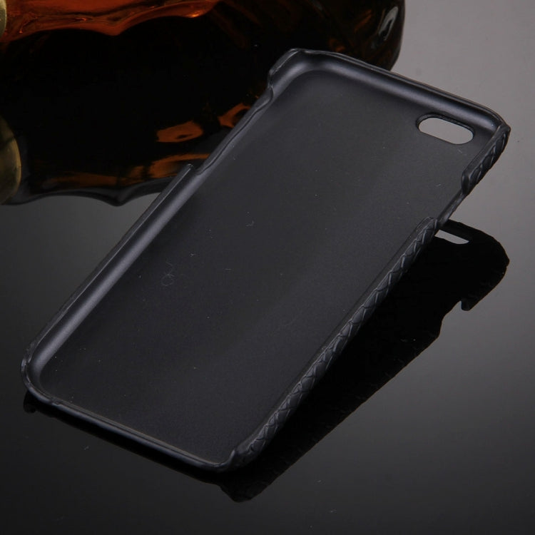 For iPhone 6 & 6s Snakeskin Texture Paste Skin PC Protective Case with Lion Head Holder
