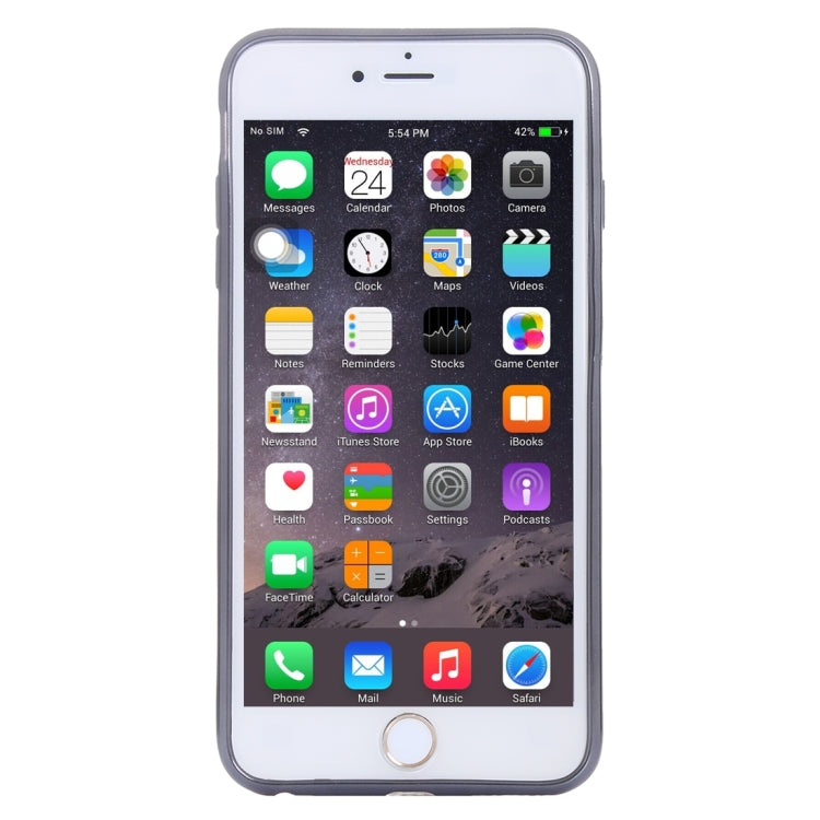 For iPhone 6 & 6s Electroplating Hollowed-out Diamond Encrusted TPU Protective Case
