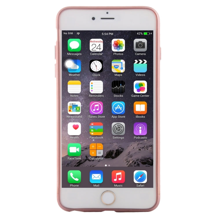 For iPhone 6 & 6s Diamond Texture Electroplating Diamond Encrusted TPU Protective Case