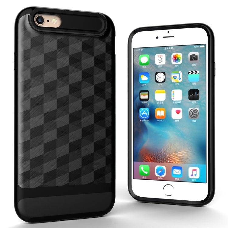 For iPhone 6 3D Diamond PC + TPU Combination Protective Case