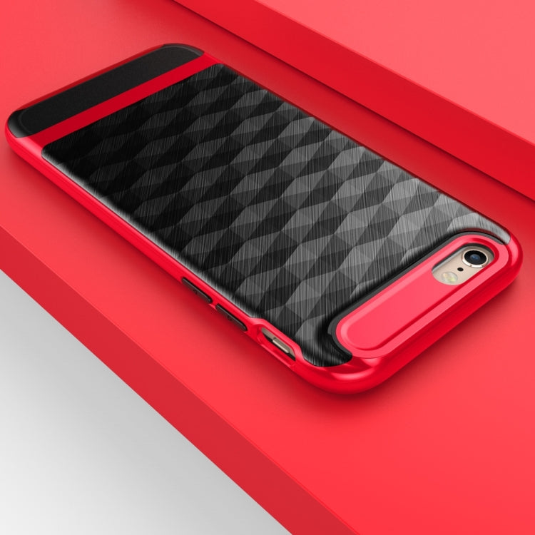 For iPhone 6 3D Diamond PC + TPU Combination Protective Case