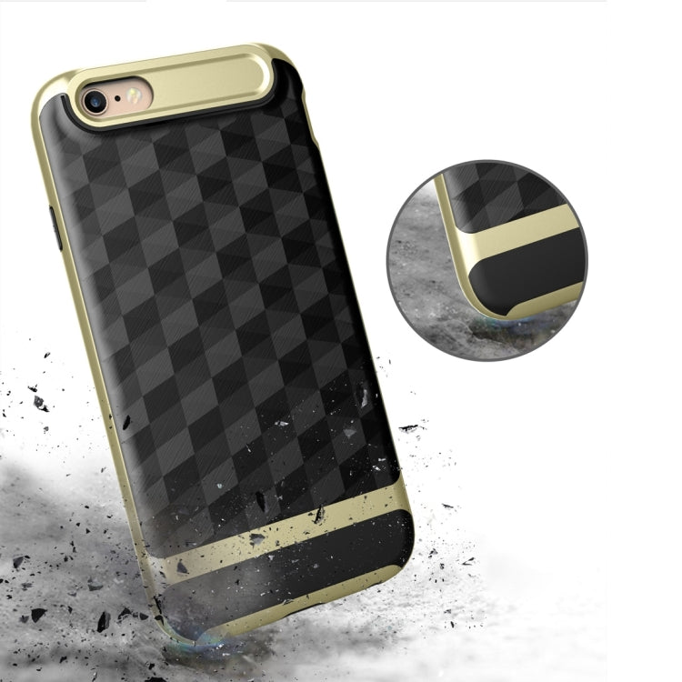 For iPhone 6 3D Diamond PC + TPU Combination Protective Case