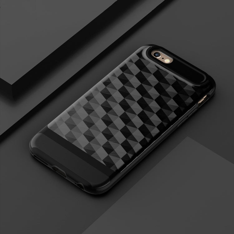 For iPhone 6 3D Diamond PC + TPU Combination Protective Case