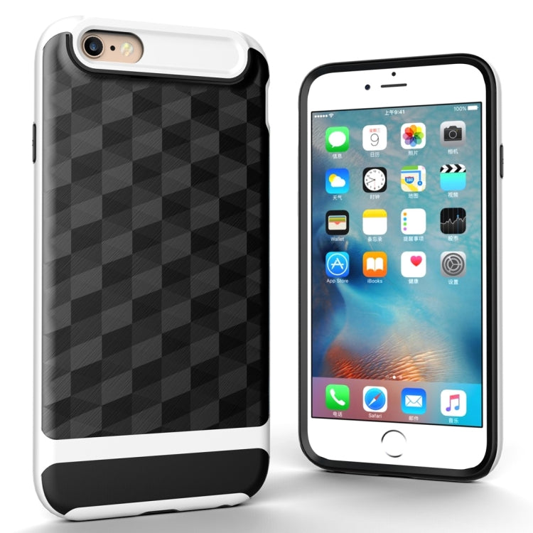 For iPhone 6 3D Diamond PC + TPU Combination Protective Case