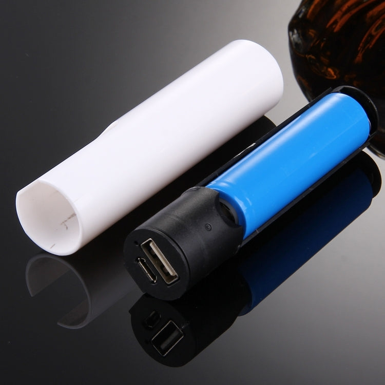 Portable High-efficiency Single 18650 Batteries Power Bank Shell Box with USB Output & Indicator Light , For iPhone, iPad, Samsung, LG, Sony Ericsson, MP4, PSP, Camera, Batteries Not Included(Random Color Delivery)
