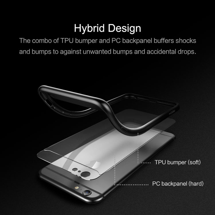 ROCK for iPhone 6 & 6s Ultra-thin TPU + PC Dropproof Protective Case Cover