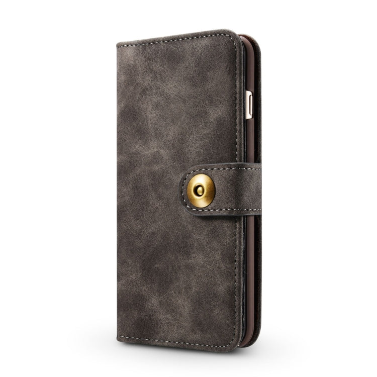 For iPhone 6 & 6s Retro Magnetic Horizontal Flip Leather Case with Card Slots & Wallet & Photo Frame & Detachable Back Cover