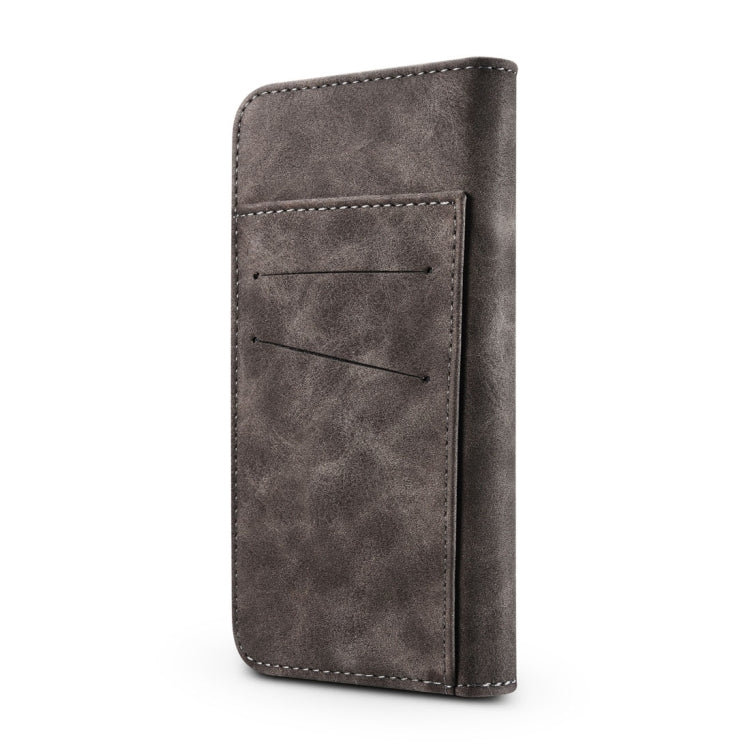 For iPhone 6 & 6s Retro Magnetic Horizontal Flip Leather Case with Card Slots & Wallet & Photo Frame & Detachable Back Cover
