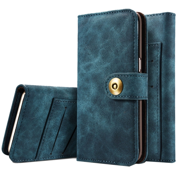 For iPhone 6 & 6s Retro Magnetic Horizontal Flip Leather Case with Card Slots & Wallet & Photo Frame & Detachable Back Cover
