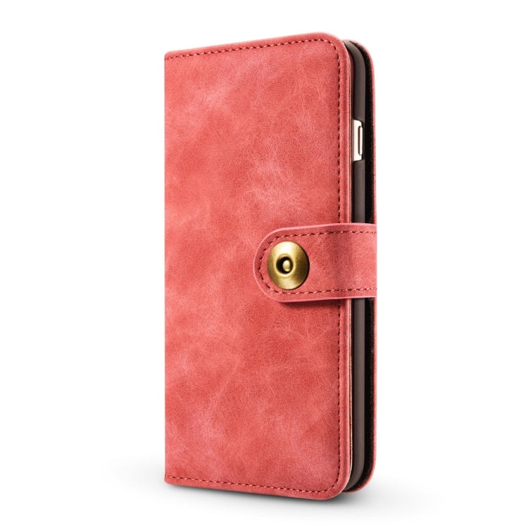 For iPhone 6 & 6s Retro Magnetic Horizontal Flip Leather Case with Card Slots & Wallet & Photo Frame & Detachable Back Cover