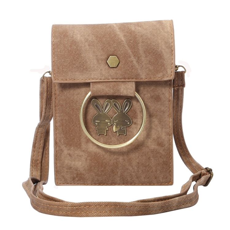 Multi-function Jeans Cloth Couple Style Universal Vertical Flip Leather Shoulder Bag with Card Slots for iPhone 7 & 7 Plus & 6 Plus & 6s Plus / Galaxy S9+ / S8+ / Note 8 & S7 / LG G5 / Huawei P8