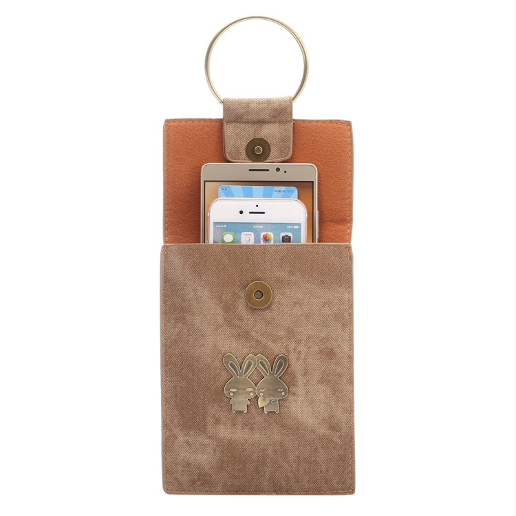Multi-function Jeans Cloth Couple Style Universal Vertical Flip Leather Shoulder Bag with Card Slots for iPhone 7 & 7 Plus & 6 Plus & 6s Plus / Galaxy S9+ / S8+ / Note 8 & S7 / LG G5 / Huawei P8