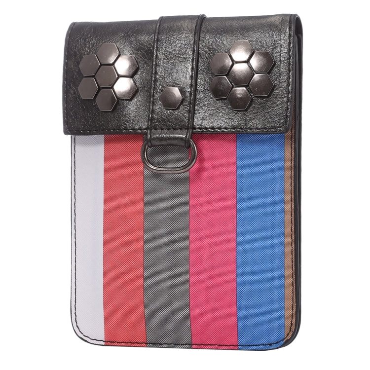 Multi-function Splice Universal Vertical Flip Leather Shoulder Bag with Card Slots for iPhone X & 7 & 7 Plus & 6 Plus & 6s Plus / Galaxy Note 8 & S7 Edge & S6 Edge+ / Sony Xperia Z5 / Huawei Mate 8
