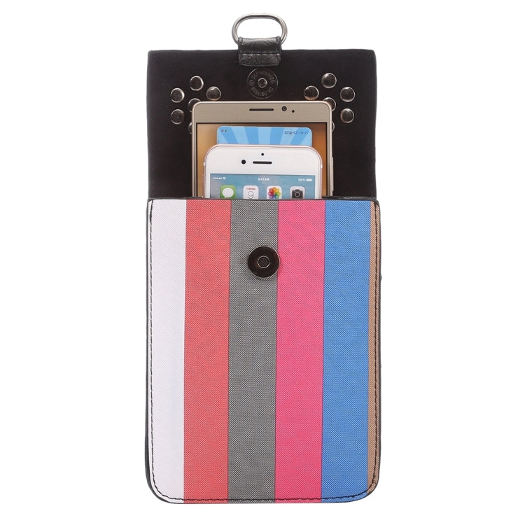 Multi-function Splice Universal Vertical Flip Leather Shoulder Bag with Card Slots for iPhone X & 7 & 7 Plus & 6 Plus & 6s Plus / Galaxy Note 8 & S7 Edge & S6 Edge+ / Sony Xperia Z5 / Huawei Mate 8
