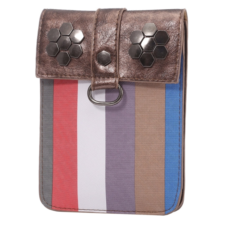 Multi-function Splice Universal Vertical Flip Leather Shoulder Bag with Card Slots for iPhone X & 7 & 7 Plus & 6 Plus & 6s Plus / Galaxy Note 8 & S7 Edge & S6 Edge+ / Sony Xperia Z5 / Huawei Mate 8