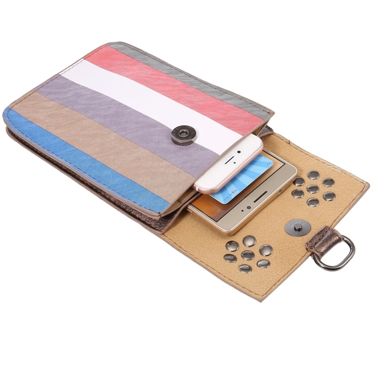 Multi-function Splice Universal Vertical Flip Leather Shoulder Bag with Card Slots for iPhone X & 7 & 7 Plus & 6 Plus & 6s Plus / Galaxy Note 8 & S7 Edge & S6 Edge+ / Sony Xperia Z5 / Huawei Mate 8
