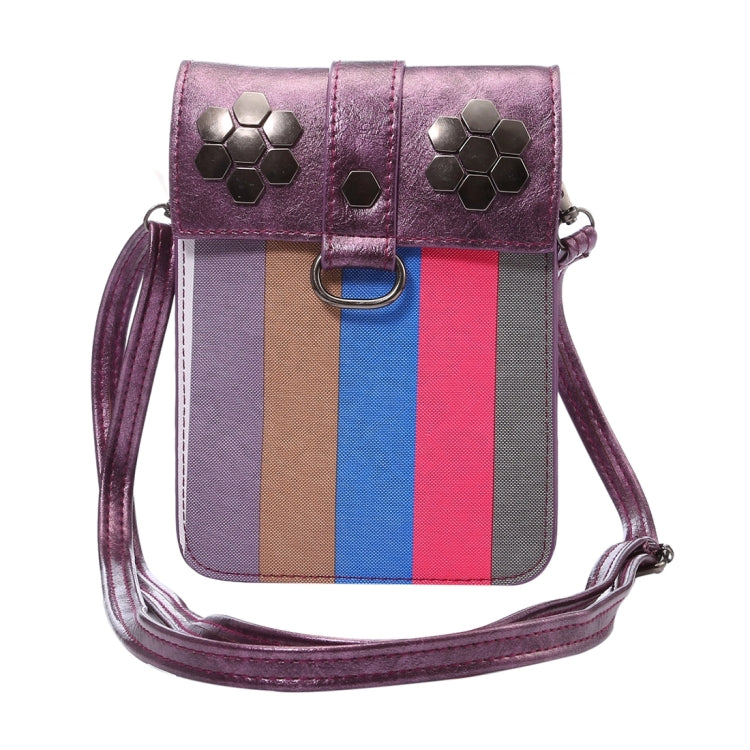 Multi-function Splice Universal Vertical Flip Leather Shoulder Bag with Card Slots for iPhone X & 7 & 7 Plus & 6 Plus & 6s Plus / Galaxy Note 8 & S7 Edge & S6 Edge+ / Sony Xperia Z5 / Huawei Mate 8