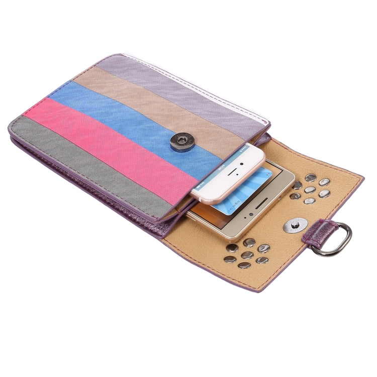 Multi-function Splice Universal Vertical Flip Leather Shoulder Bag with Card Slots for iPhone X & 7 & 7 Plus & 6 Plus & 6s Plus / Galaxy Note 8 & S7 Edge & S6 Edge+ / Sony Xperia Z5 / Huawei Mate 8