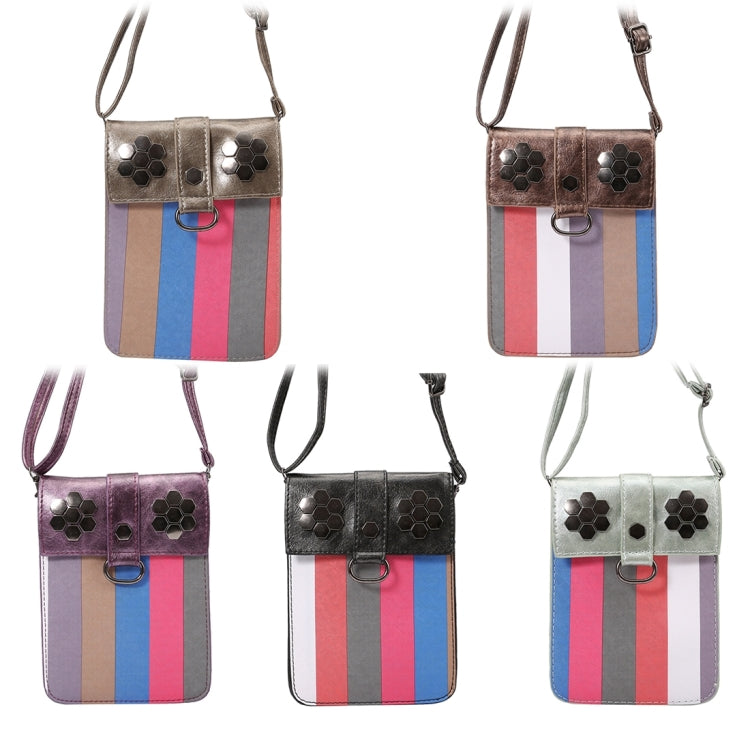 Multi-function Splice Universal Vertical Flip Leather Shoulder Bag with Card Slots for iPhone X & 7 & 7 Plus & 6 Plus & 6s Plus / Galaxy Note 8 & S7 Edge & S6 Edge+ / Sony Xperia Z5 / Huawei Mate 8