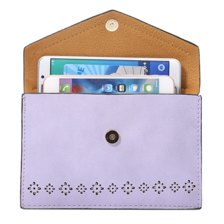 Multi-function Hollow Universal Vertical Flip Leather Shoulder Bag with Card Slots for iPhone 6 Plus & 6s Plus / Galaxy S7 Edge & S6 Edge+ / Sony Xperia Z5 / Huawei Mate 8